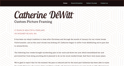 Desktop Screenshot of catherinedewitt.com